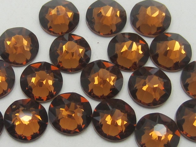 1 Gross 3ss SMOKE TOPAZ FLATBACK European Rhinestones